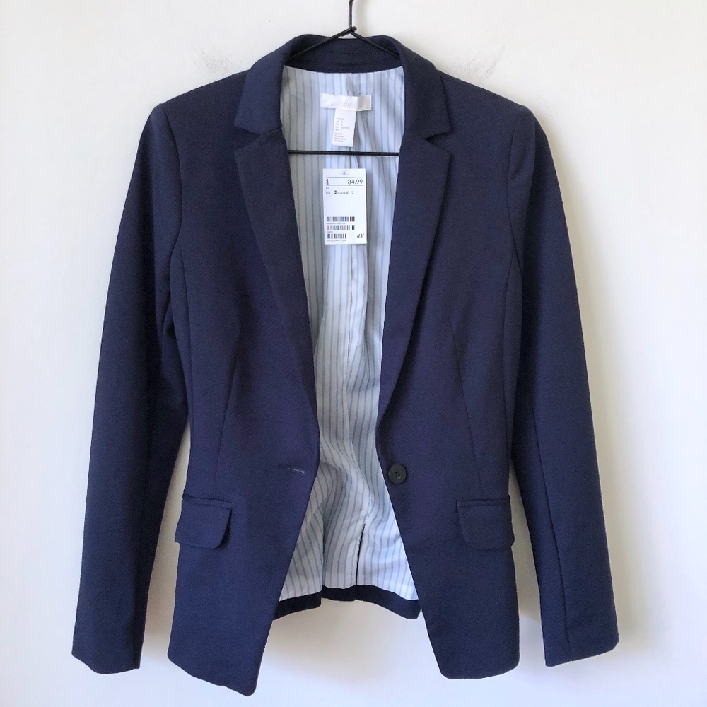NWT H&M Navy Blazer